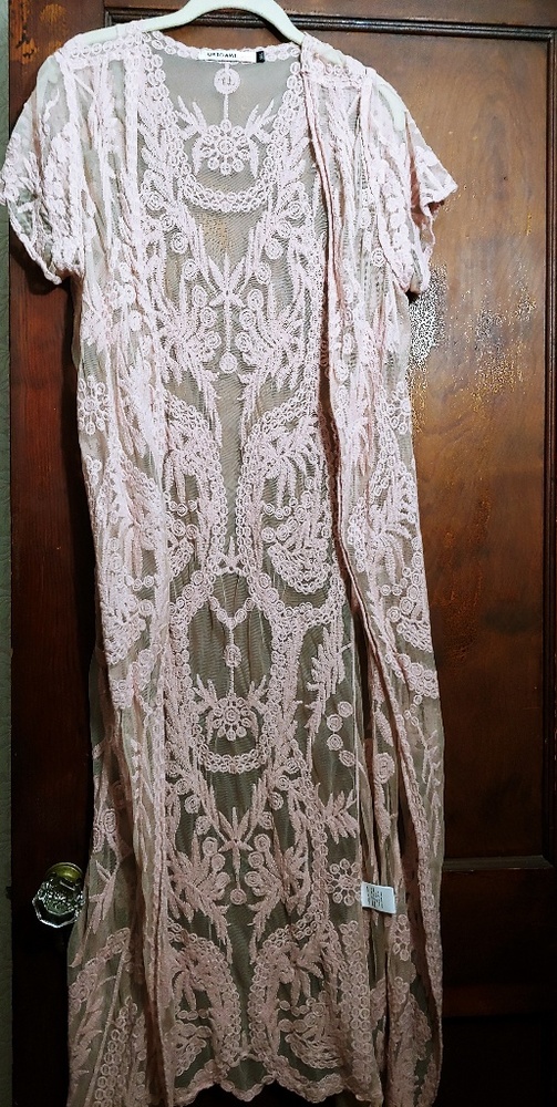 Lace duster